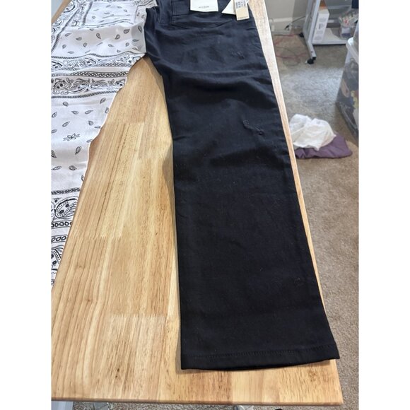 mens denim pants KDNK Black Distressed Stretch Jeans, Size 38x32 NWT - Picture 10 of 11